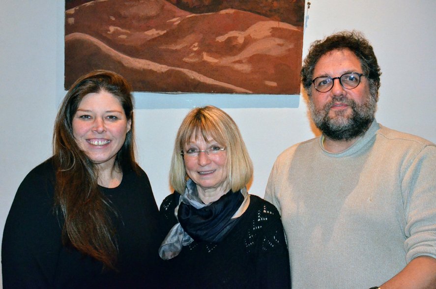 Der Vorstand 2018: v.l.v.r: Nicole Engel (Kasse), Irene Gotthier, Peter Meiwald